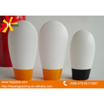 cosmetic bottle empty sunscreen round plastic bottle